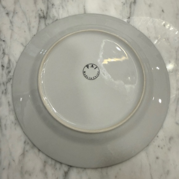 NEW Set of 3 PAI Festive Plaid Holiday Christmas Present China Plates - Picture 6 of 6